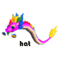 Rainbow Dragon Hat - Ultra-Rare from Lunar New Year Gift Boxes Rainbow Dragon Hat - Ultra-Rare from Lunar New Year Gift Boxes